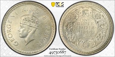 1944(B) Rupee SW-9.26 Diamond MS63