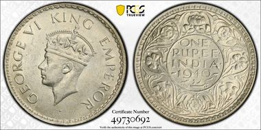 1940(B) Rupee SW-9.17 MS62