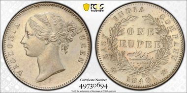 1840(C or B) Rupee SW-3.33 N1