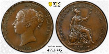 1859 1D S-3948 MS64BN