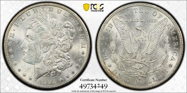 1894-S $1 MS62