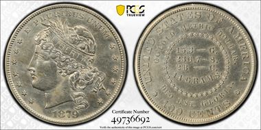 1879 $1 J-1626 PR63