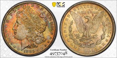 1885-O $1 MS64