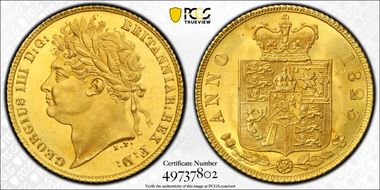 1823 1/2 Sov S-3803 MS65