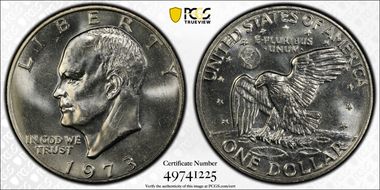 1973 $1 MS65