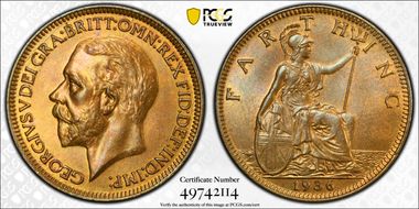 1936 1/4D S-4061 MS65RB