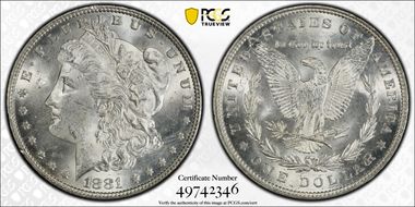 1881 $1 MS63