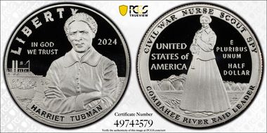 2024-S 50C Harriet Tubman PR70DCAM