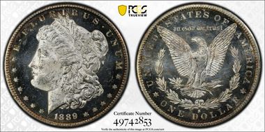 1889-S $1 MS64DMPL