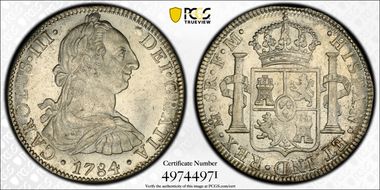 1784-Mo FM 8 R Yon-M8-84a Calico-1126 AU58