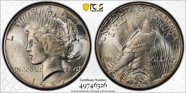 1927-S $1 MS65