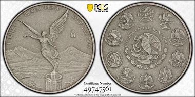 2019-Mo Onza Libertad Ag - Antiqued SP70