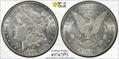1893 $1 AU55