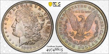 1883-O $1 MS63