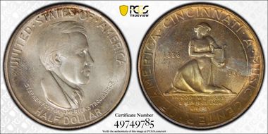 1936 50C Cincinnati MS66