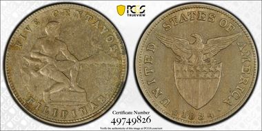 1934-M 5C Allen-5.04a RP 1 AU55