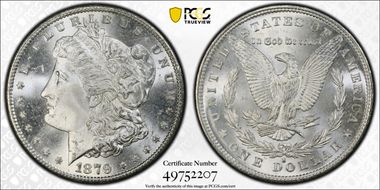 1879-S $1 MS65