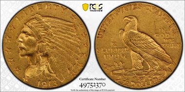 1913 $2.50 AU55