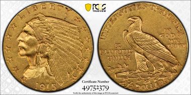 1915 $2.50 AU55