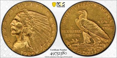 1925-D $2.50 MS61