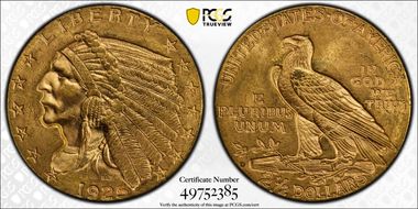 1925-D $2.50 MS63