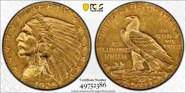 1925-D $2.50 MS62