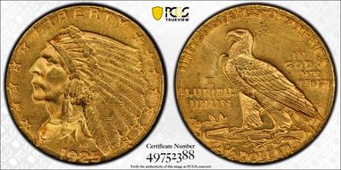 1925-D $2.50 MS63