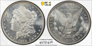 1878 8TF $1 MS62