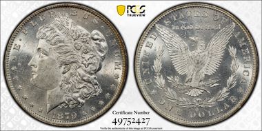 1879-O $1 MS62