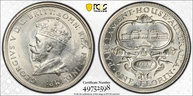 1927(m) Florin Canberra  KM-31 MS62