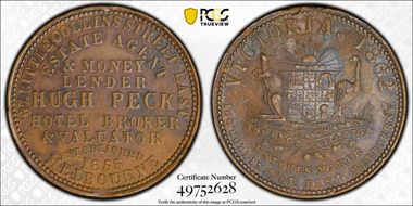 1862 Tk 1D KM-Tn190 Hugh Peck Melbourne, Victoria N1BN