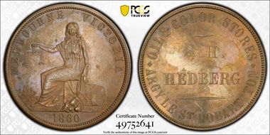 1860 Tk 1D KM-Tn94 O.H. Hedberg Hobart, Tasmania AU55BN