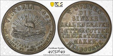 1862 Tk 1D KM-Tn235 T. Stokes Melbourne, Victoria N1BN