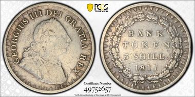 1811 3 Shil S-3769 N1