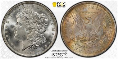 1884-O $1 MS65