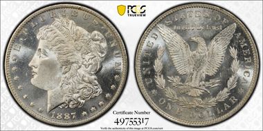 1887-O $1 MS65