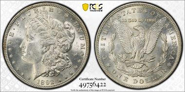 1892 $1 MS63