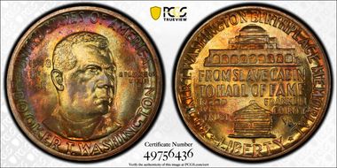 1948-D 50C Booker T. Washington MS67+