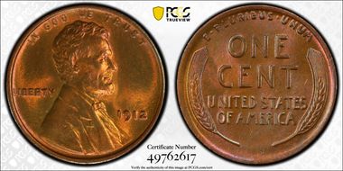 1912 1C MS66RB