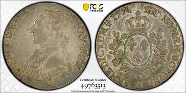 1791-H Ecu Gad-356 AU53