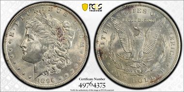 1896-O $1 MS62