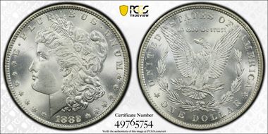 1882 $1 MS67