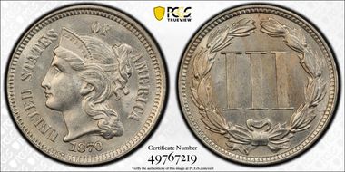 1870 3CN MS63