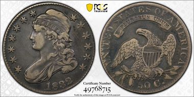 1832 50C Small Letters VF30