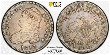 181.7 50C Punctuated Date VF20