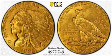 1925-D $2.50 MS64