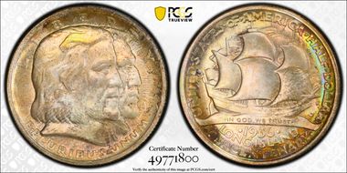 1936 50C Long Island MS66