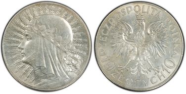 1932 10 Zl London MS62