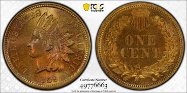 1859 1C J-228 MS65+