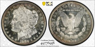 1880/79-S $1 VAM 8 MS64PL